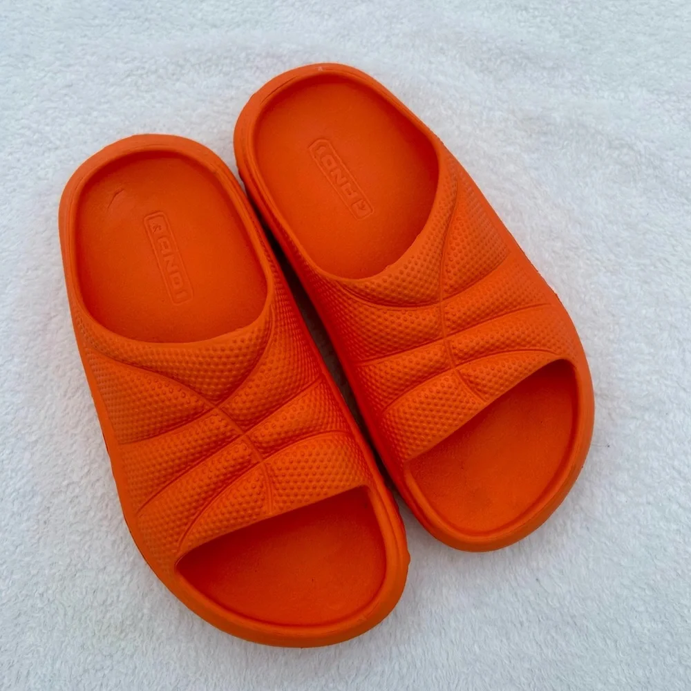 Basketball Slides Shoes And1 Orange Slides Kids Sz. 13/1